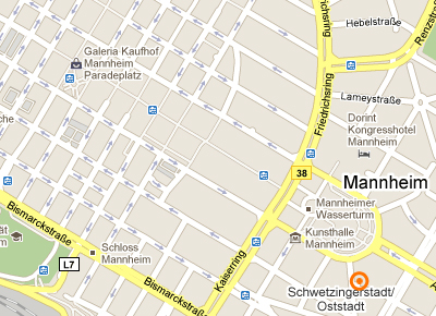 Mannheim Map, Carwash